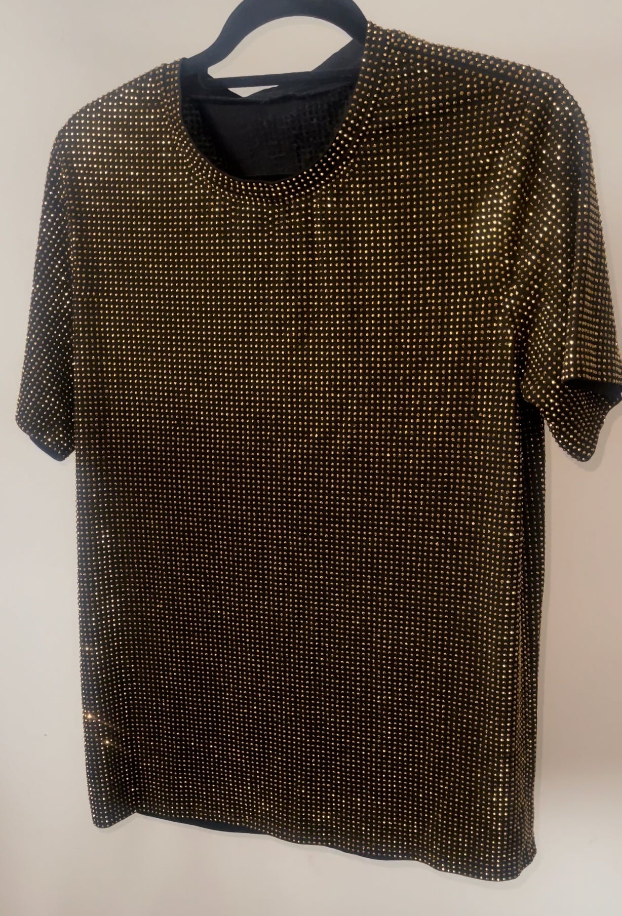 Gold ‘City Lights’ Rhinestone Top