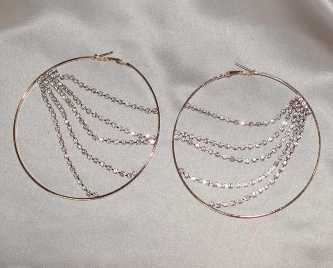Chain Hoop Earrings