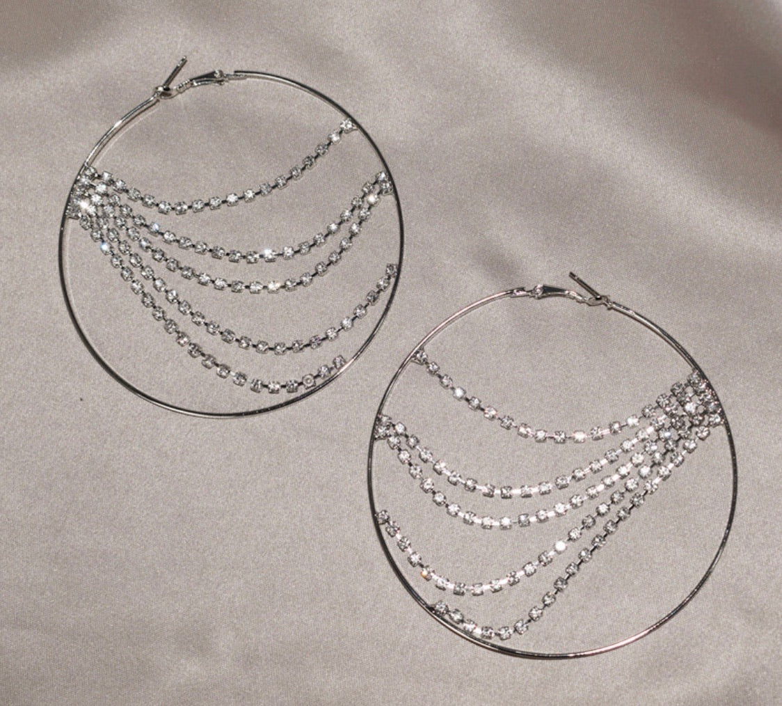 Chain Hoop Earrings